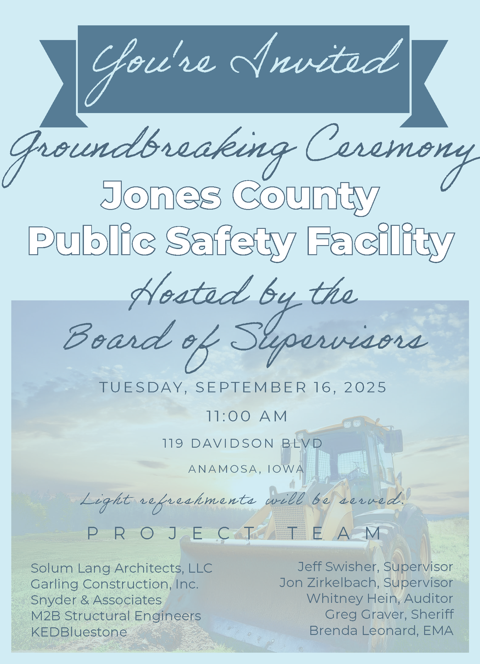 Public Safety Facility Groundbreaking Ceremony